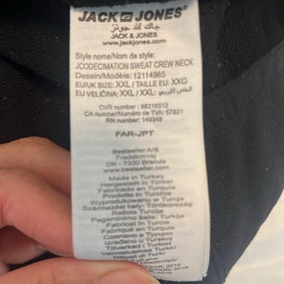 Jack and jones core long sleeve sweatshirt - Picture 4 of 8